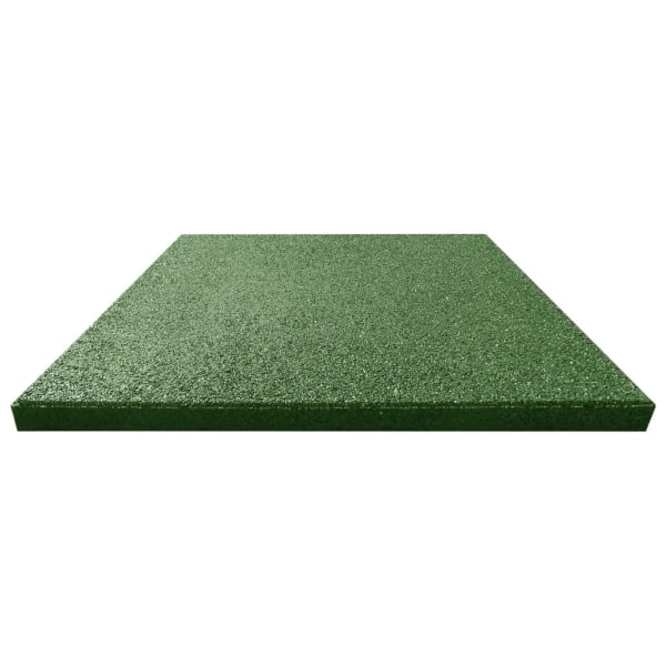 vidaXL Fallskyddsmattor 6 st gummi 50x50x3 cm grön Grön