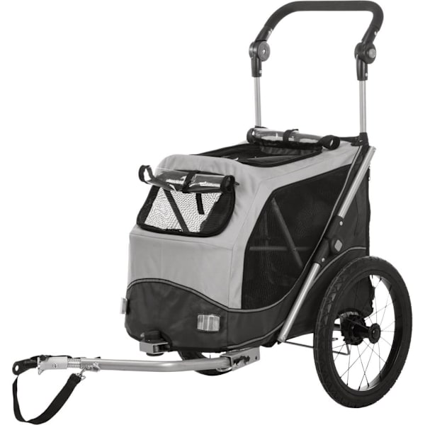 TRIXIE Hundcykelvagn S grå grå