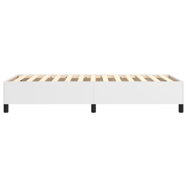 vidaXL Ramsäng vit 90x200 cm konstläder Vit