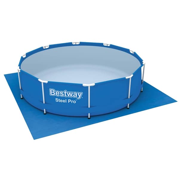Bestway Markduk för pool Flowclear 335x335 cm Blå
