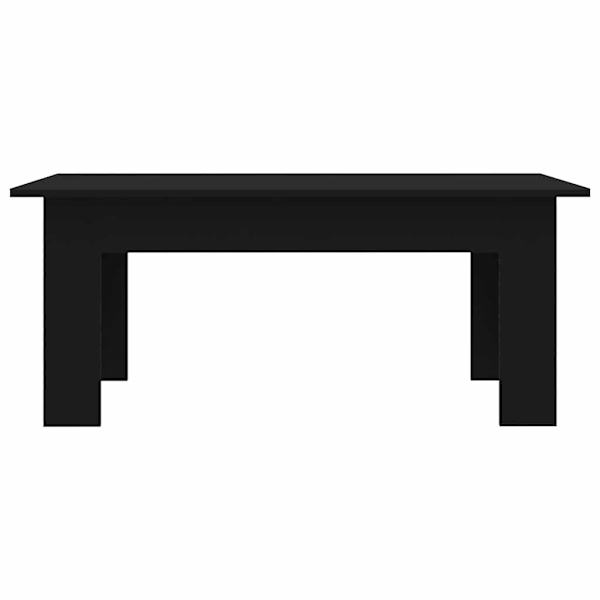 vidaXL Soffbord svart 100x60x42 cm konstruerat trä Svart