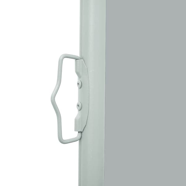 vidaXL Infällbar sidomarkis 120x500 cm grå grå