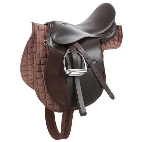 Kerbl Haflinger sadel brun läder 32198 Brun