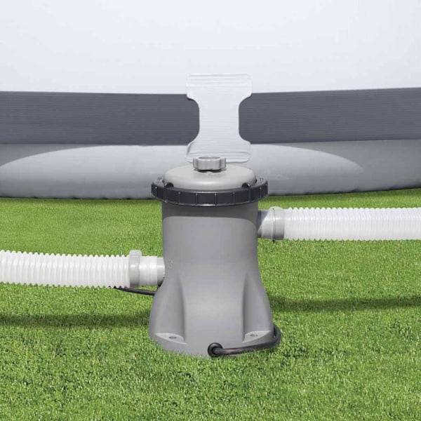 Bestway Poolfilterpump  Flowclear 330 gal grå