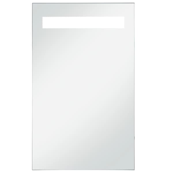 vidaXL Badrumsspegel LED 60x100 cm Silver