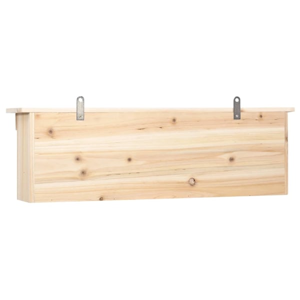 vidaXL Sparvholk med 5 kammare 68x15x21 cm granträ Brun