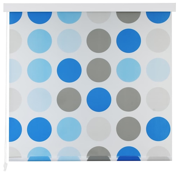 vidaXL Rullgardin för dusch 160x240 cm cirkel multifärg