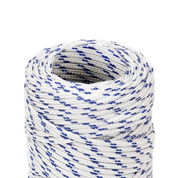 vidaXL Båtlina vit 2 mm 100 m polypropylen