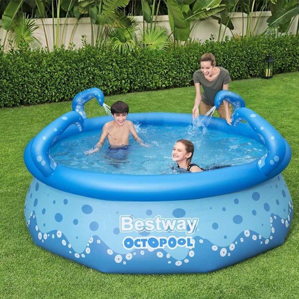 Bestway Snabbt uppställbar pool "OctoPool" 274x76 cm Blå
