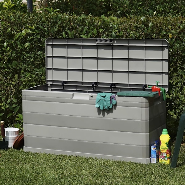 vidaXL Dynbox 117x45x56 cm grå grå
