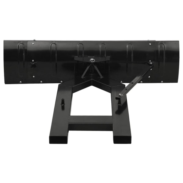 vidaXL Snöplog för gaffeltruck 150x38 cm svart Svart