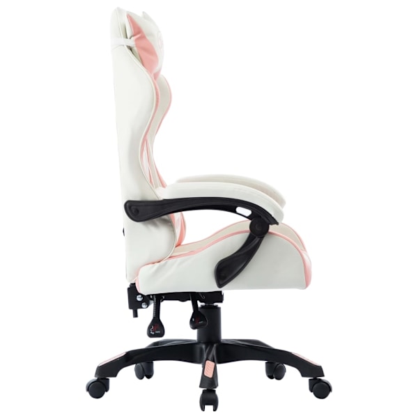 vidaXL Racingstol rosa konstläder Rosa