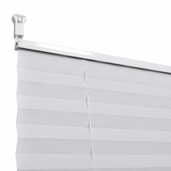 vidaXL Plisségardin 70x100 cm vit Vit