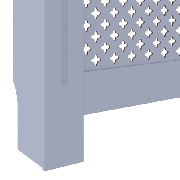 vidaXL Elementskydd MDF grå 205 cm grå