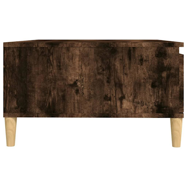 vidaXL Soffbord rökfärgad ek 90x60x35 cm spånskiva Brun