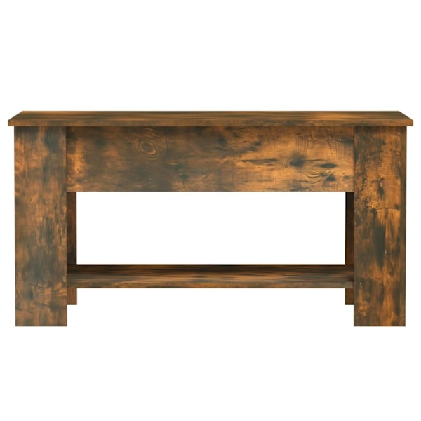 vidaXL Soffbord rökfärgad ek 101x49x52 cm konstruerat trä Brun