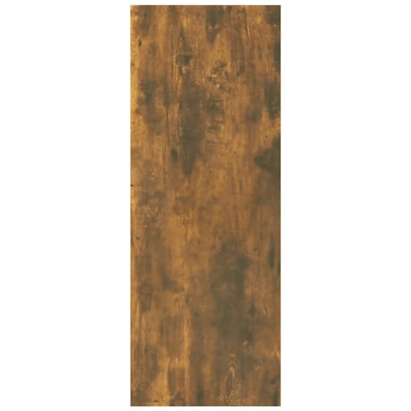 vidaXL Avlastningsbord rökfärgad ek 78x30x80 cm konstruerat trä Brun