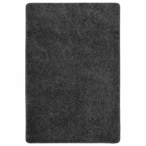 vidaXL Matta mörkgrå 140x200 cm halkfri grå
