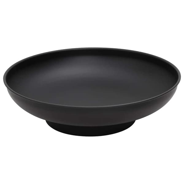 vidaXL Eldstad 57 cm stål Svart