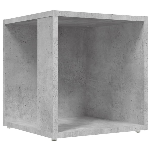 vidaXL Sidobord betonggrå 33x33x34,5 cm konstruerat trä grå