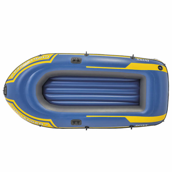 INTEX Uppblåsbar båt Challenger 2 med pump och åror 68367NP Blå