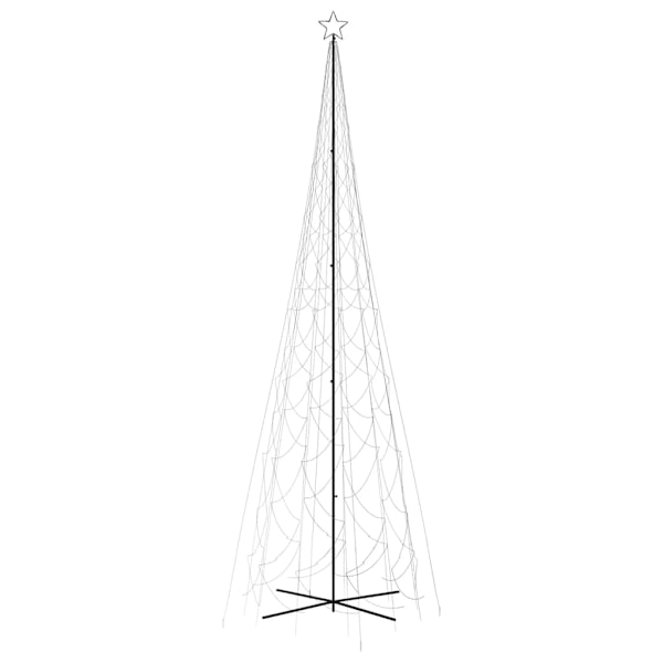 vidaXL Julgranskon kallvit 3000 LEDs 230x800 cm Vit
