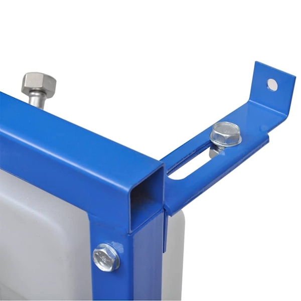 vidaXL Dold hög cistern 11 L 41x14x(110-125) cm Vit