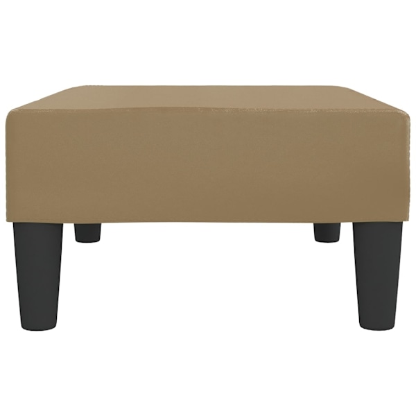 vidaXL Fotpall cappuccino 78x56x32 cm konstläder Brun