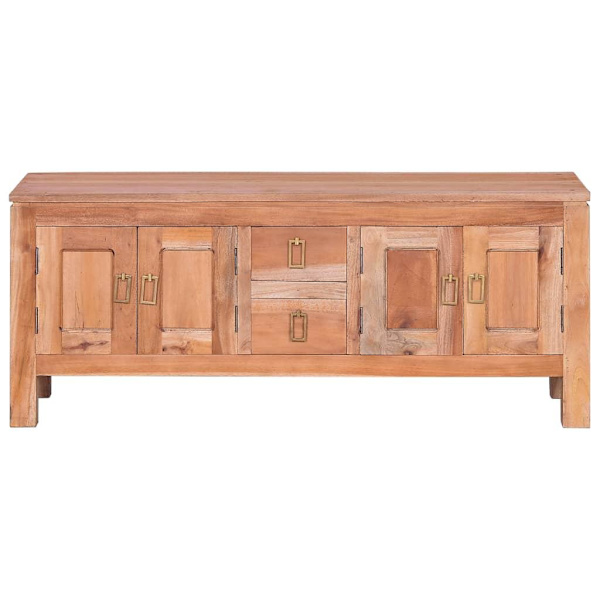vidaXL TV-bänk 110x30x45 cm massiv mahogny Brun