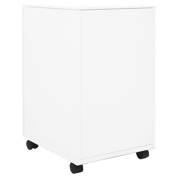vidaXL Hurts vit 39x45x67 cm stål Vit