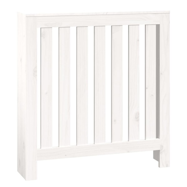 vidaXL Elementskydd Vit 79,5x19x84 cm massiv furu Vit