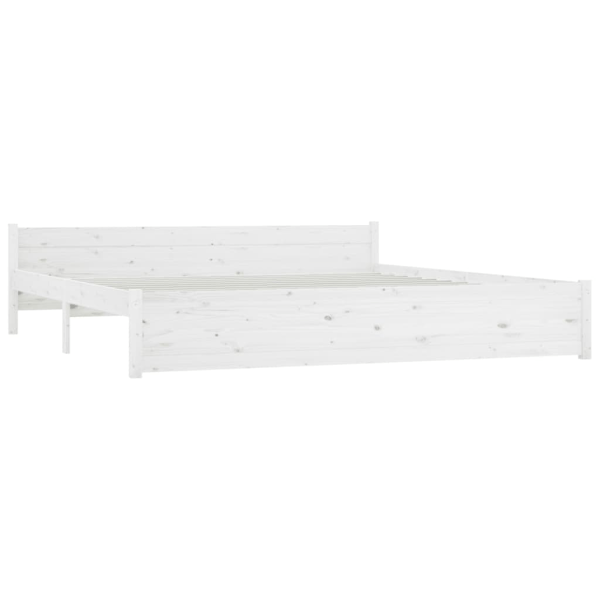 vidaXL Sängram med lådor vit 180x200 cm Vit
