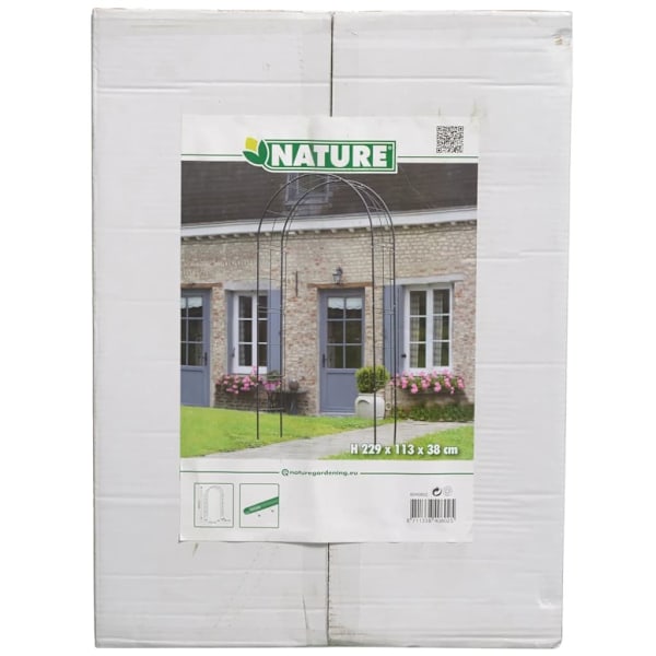 Nature Rosenbåge i svart metall 6040802 Svart