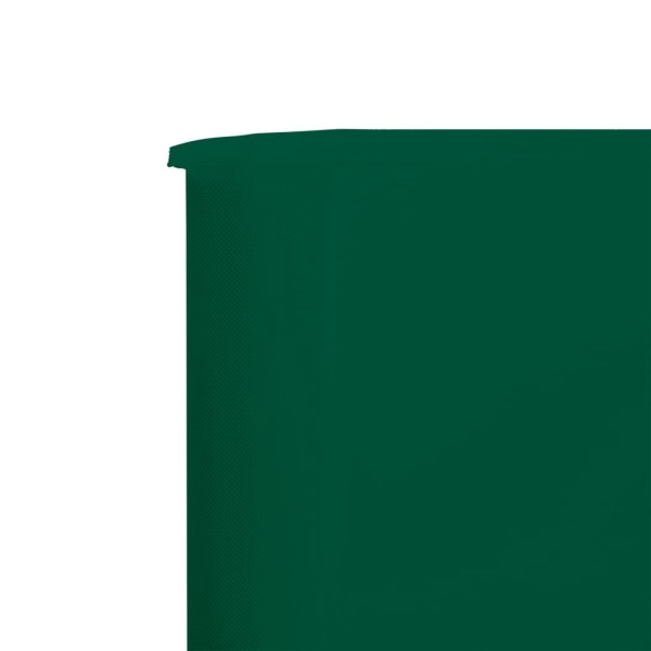 vidaXL Vindskydd 5 paneler tyg 600x120 cm grön Grön