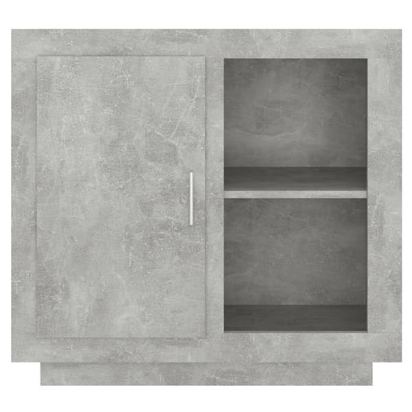vidaXL Skänk betonggrå 80x40x75 cm Grå