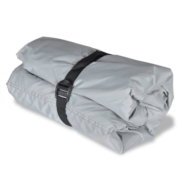 vidaXL Båtöverdrag 2 st grå längd 427-488 cm bredd 229 cm