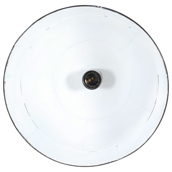 vidaXL Hänglampa industriell vintage 25 W svart rund 31 cm E27 Svart