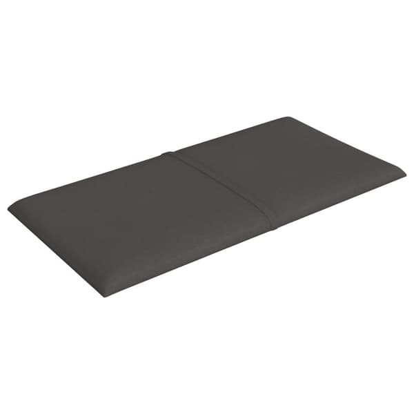 vidaXL Väggpaneler 12 st mörkgrå 30x15 cm tyg 0,54 m² Grå