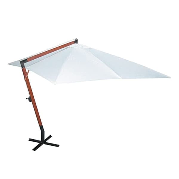vidaXL Parasoll 300 x 400 cm vit Vit