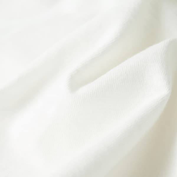 vidaXL T-shirt för barn ecru 128 Vit