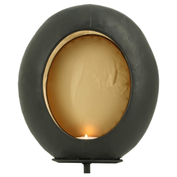 Lesli Living Oval ljusstake på fot ägg 21x9x32,5 cm multifärg