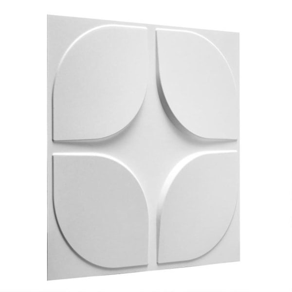 WallArt 3D Väggpaneler 24 st GA-WA06 sweeps Vit