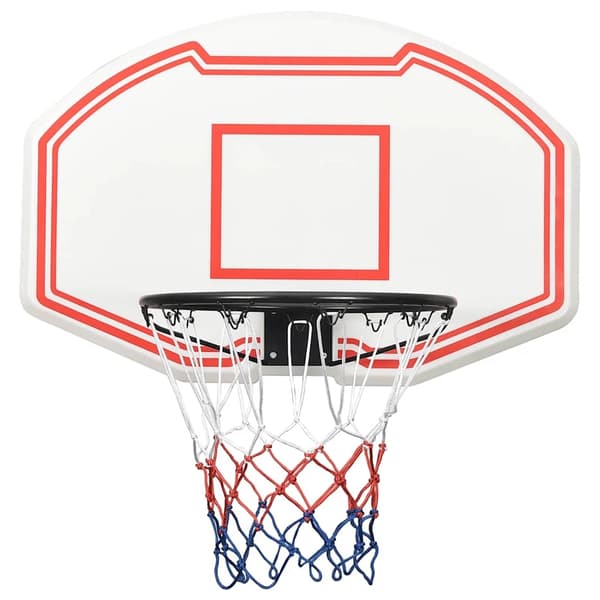 vidaXL Basketplatta vit 90x60x2 cm polyeten Vit