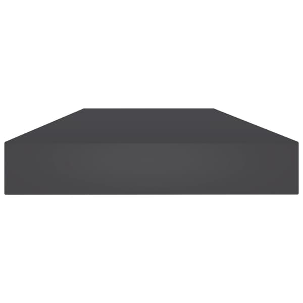 vidaXL Hyllplan 8 st grå 80x10x1,5 cm konstruerat trä grå