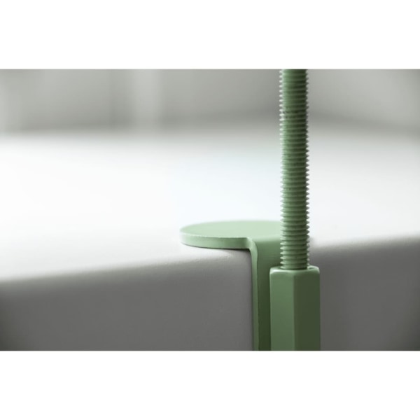 Esschert Design Växtbricka med klämma rund grön M Grön