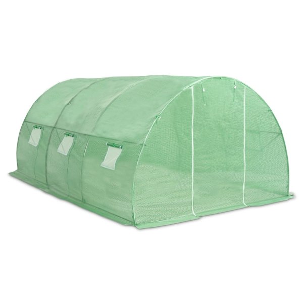 vidaXL Växthus 13,5m² 450x300x200 cm Grön