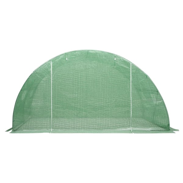 vidaXL Växthus 32 m² 8x4x2 m Grön