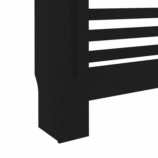 vidaXL Elementskydd svart 172x19x81,5 cm MDF Svart