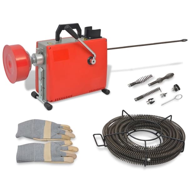 vidaXL Rensmaskin 250 W 15 m x 16 mm 4,5 9,5
