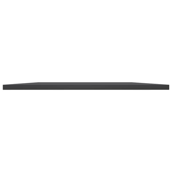 vidaXL Hyllplan 8 st grå 80x20x1,5 cm konstruerat trä grå